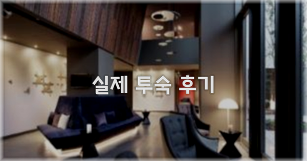 💬 실제 투숙 후기