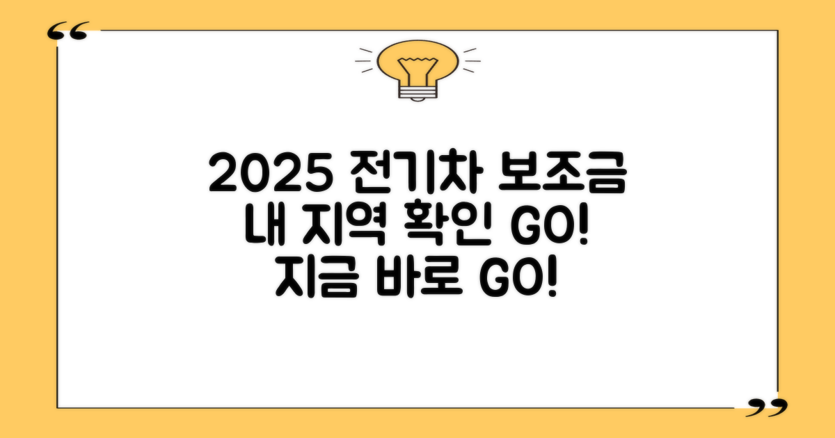 2025년, 당신 지역 전기차 보조금, 정말 궁금하시죠? 지금 바로 확인하세요!