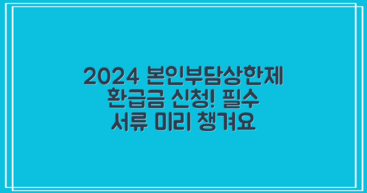 2024년 의료비 본인부담상한제 환급금 신청: 필수 서류 미리 챙기기
